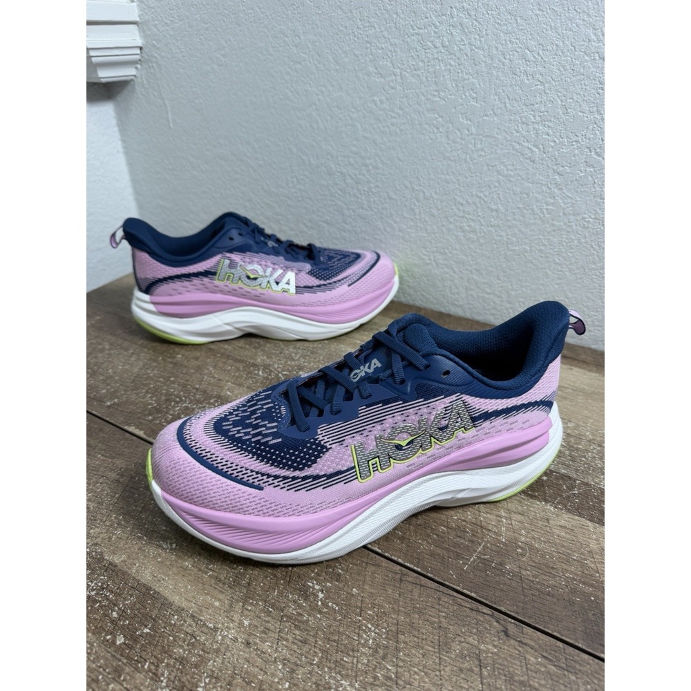 Hoka Skyflow Women's Size 9B Midnight Pink Twilight Walking Running Shoes New - Picture 2 of 8